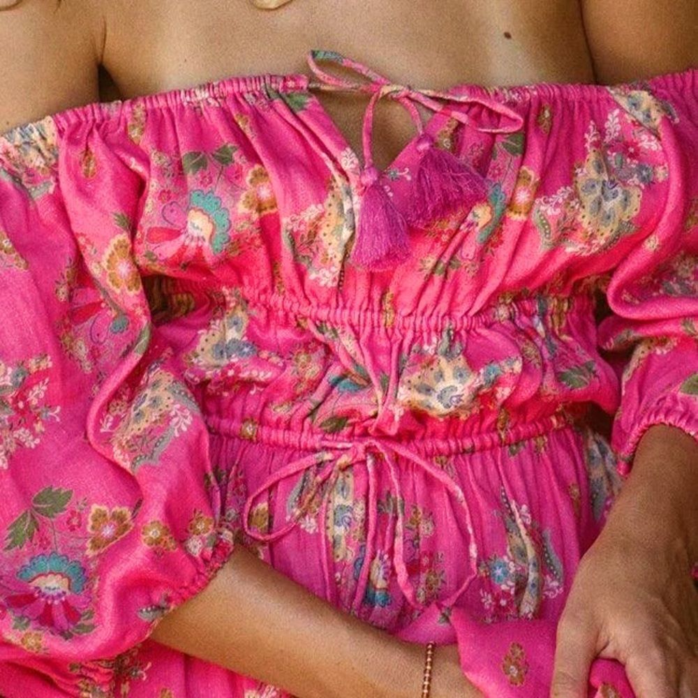 Spell Solstice Linen Soiree Dress - size XXS - Picture 2 of 6